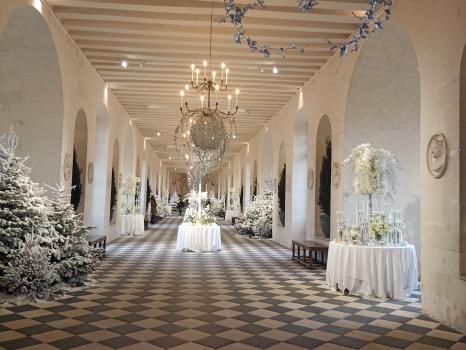Repérage de Noël au Château de Chenonceau pour de prochaines visites !